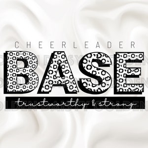 Cheer Base SVG / PNG / Sublimação