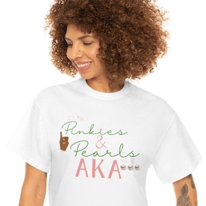 Camiseta Pinkies y Perlas AKA / Alpha Kappa Alpha