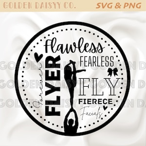Cheerleading Flyer SVG / PNG / Sublimation / Digital Download