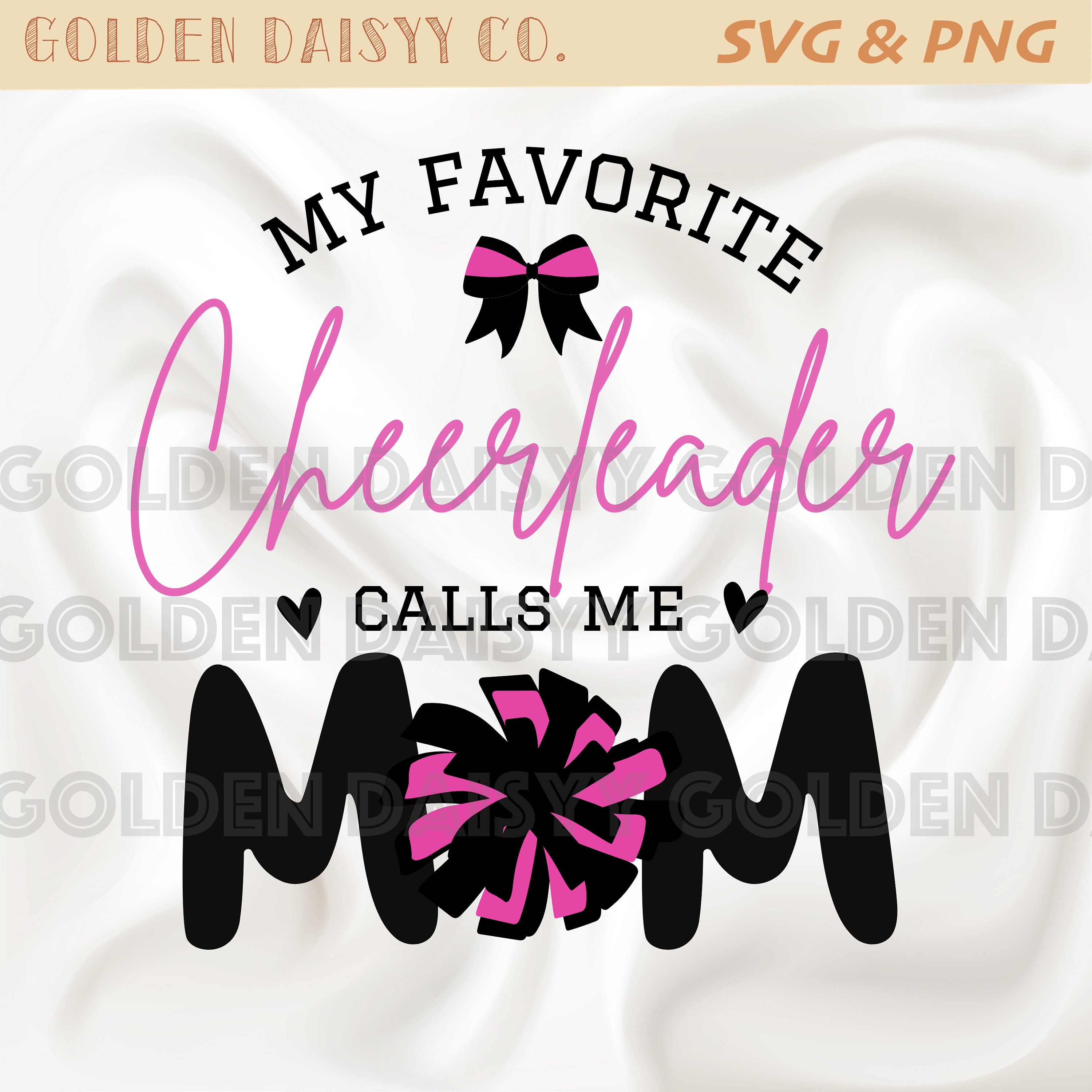 My Favorite Cheerleader Calls Me Mom SVG / PNG / Sublimation Etsy Canada