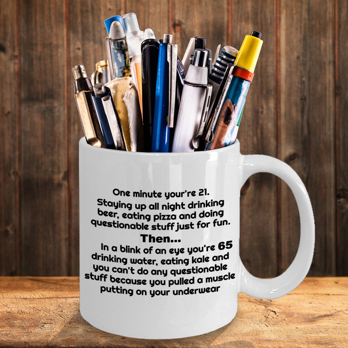 Funny Gift for Her Age 65 Turning 65 Funny Gift for Him Age Etsy