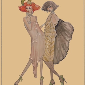 John Galliano Fashion Illustration