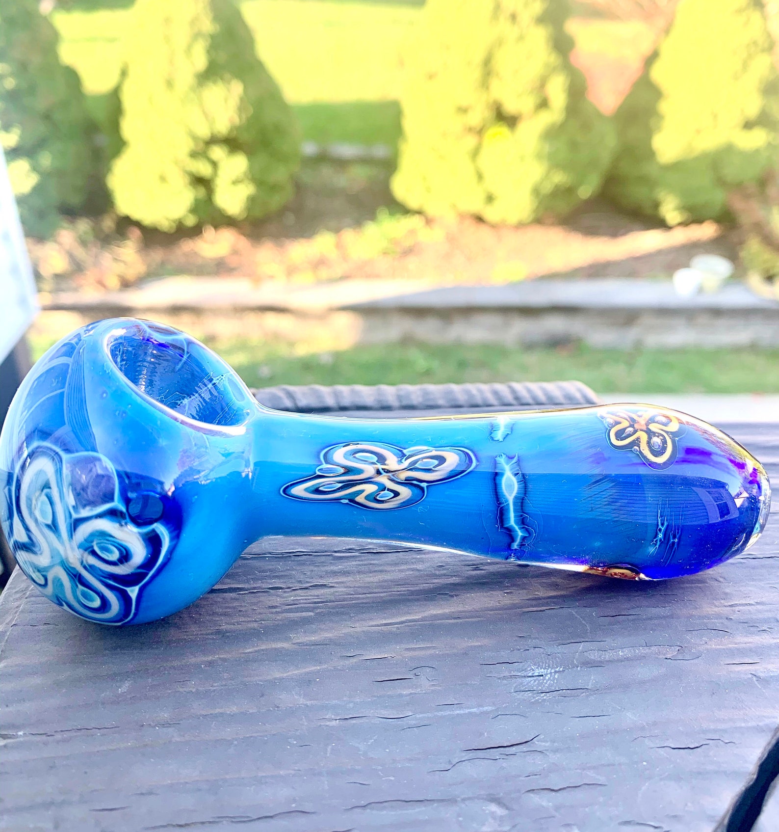 5premium handmade tobacco glass pipe spoon tobacco glass Etsy