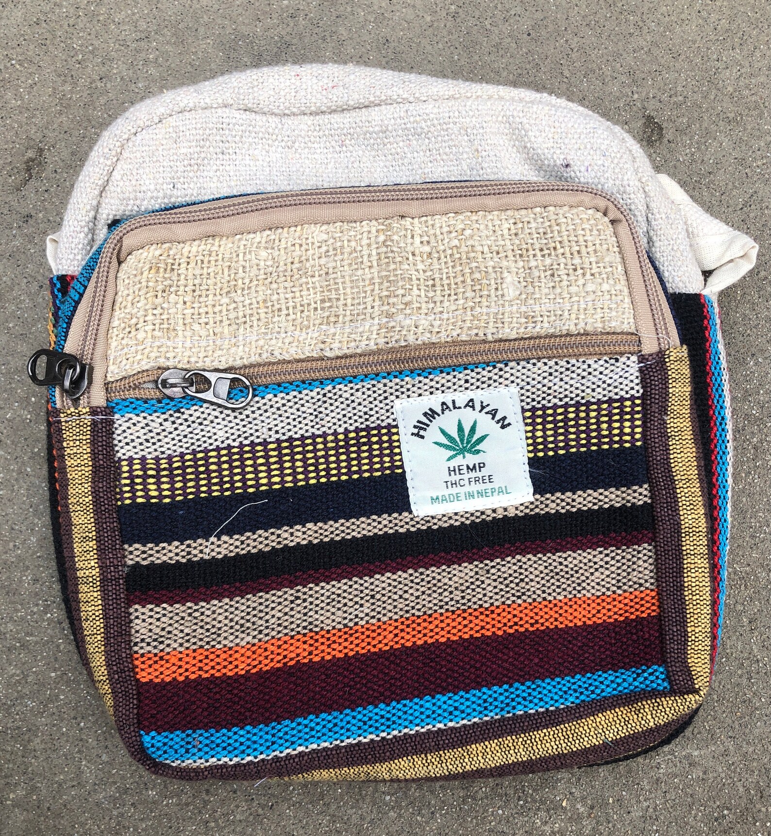 Womens hemp messenger bag shoulder bag Etsy