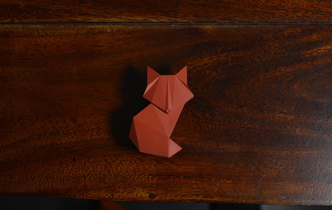 Mango de zorro origami perillas de muebles tiradores de | Etsy