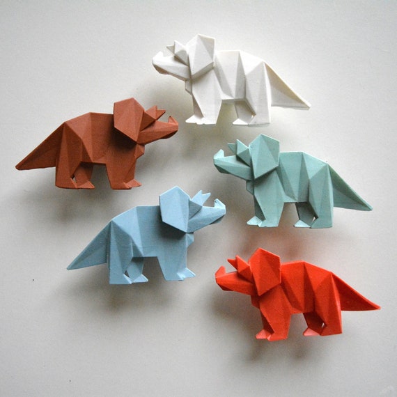 Origami Dinosaur Handle Furniture Knobs Boys Drawer Pulls - Etsy Ireland Origami Dinosaur Handle Furniture Knobs Boys Drawer Pulls - Etsy Ireland