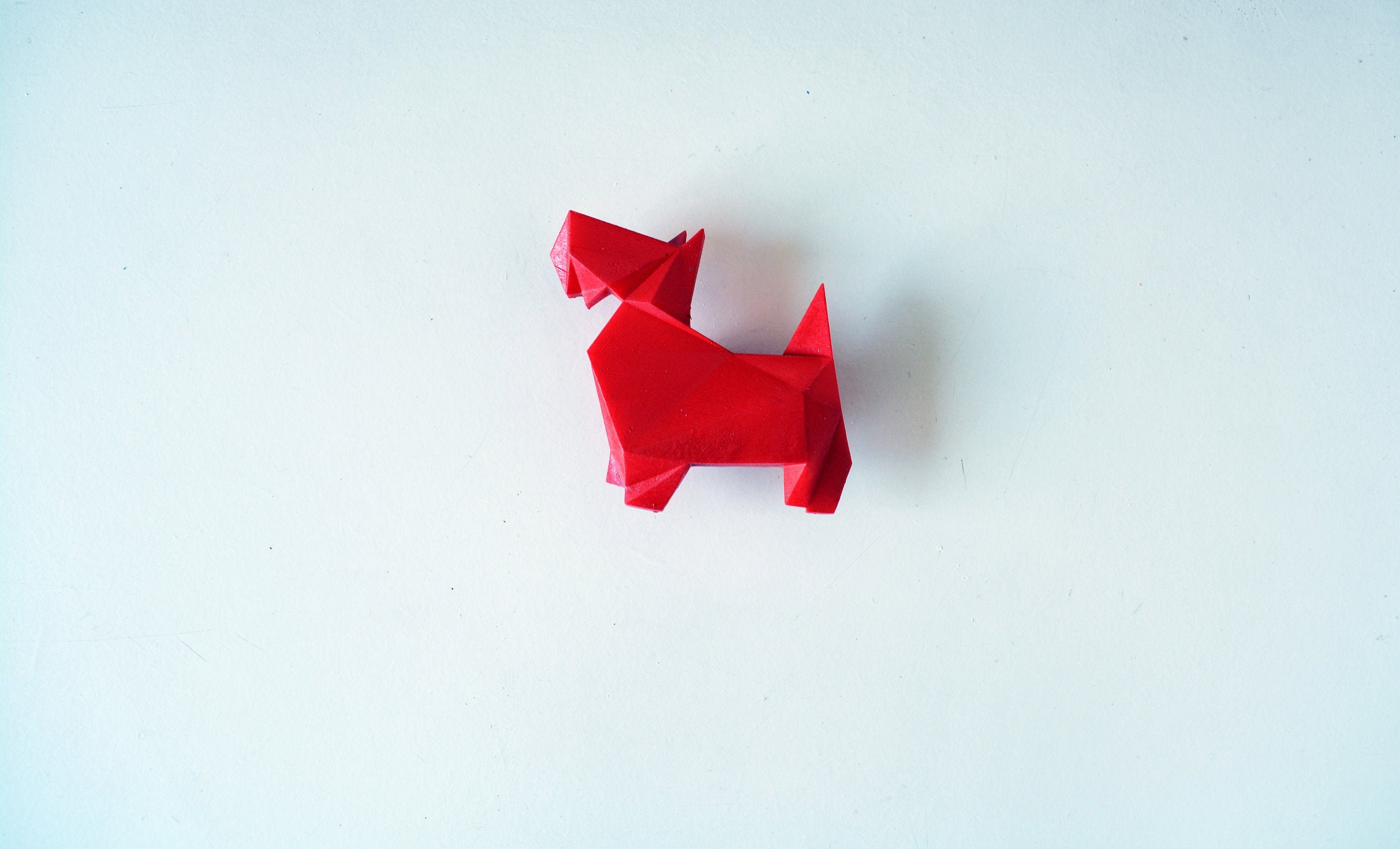 Mango de perro de origami perillas de muebles tiradores de | Etsy