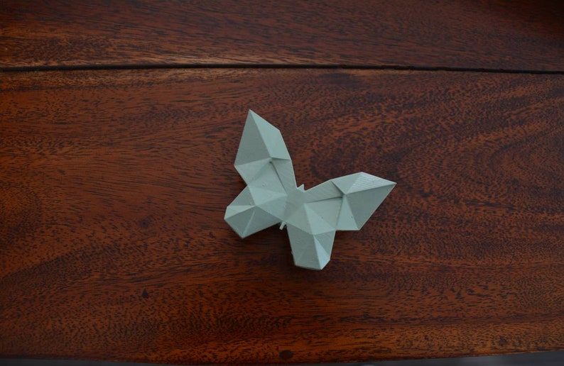 poignée papillon en origami, poignées de tiroir de boutons de meubles, boutons d'animaux de chambre d'enfant, bouton d'armoire pour filles, cadeau de décoration de chambre de bébé, Saint-Valentin image 8