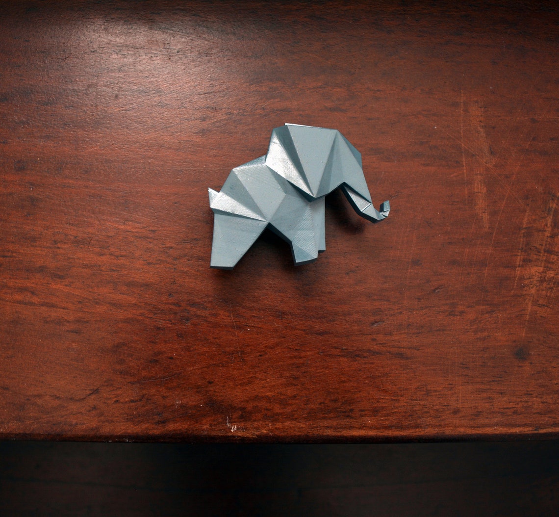 Mango de elefante de origami perillas de muebles tiradores | Etsy