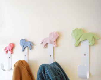 Lion Wall Hook, Wild Animal Decorative Towel Hanger, Kids Safari Nursery Gift