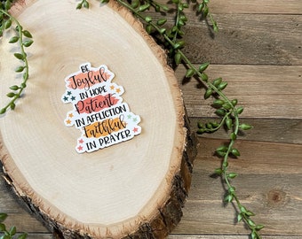 Faith Stickers: Waterproof Christian Decals for Laptop, Water Bottle