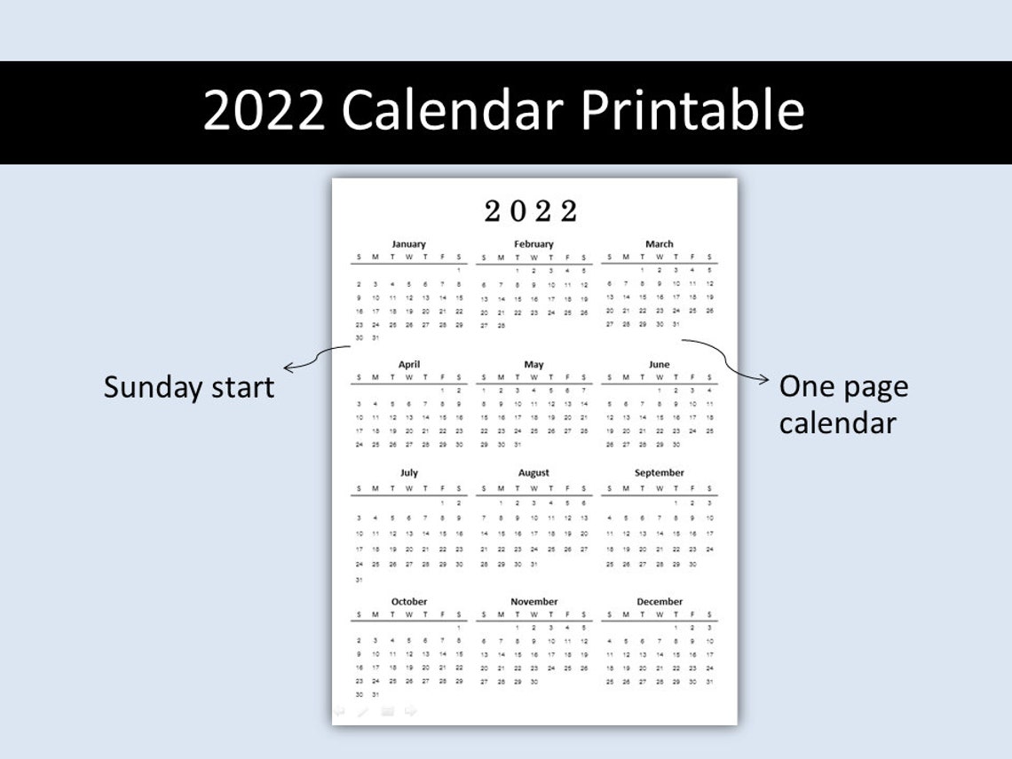 printable mini calendar 2022 printable mini calendar 2022