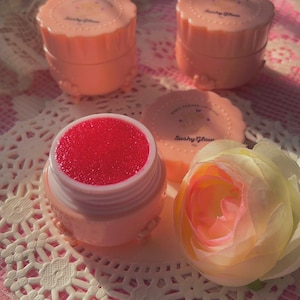 Magic Powder Lip Scrub - Lip Sugar - 15g Lip Scrub - Lip Scrub - Sugar lip Scrub - Pink Lip Scrub - Lip Exfoliant - Exfoliant