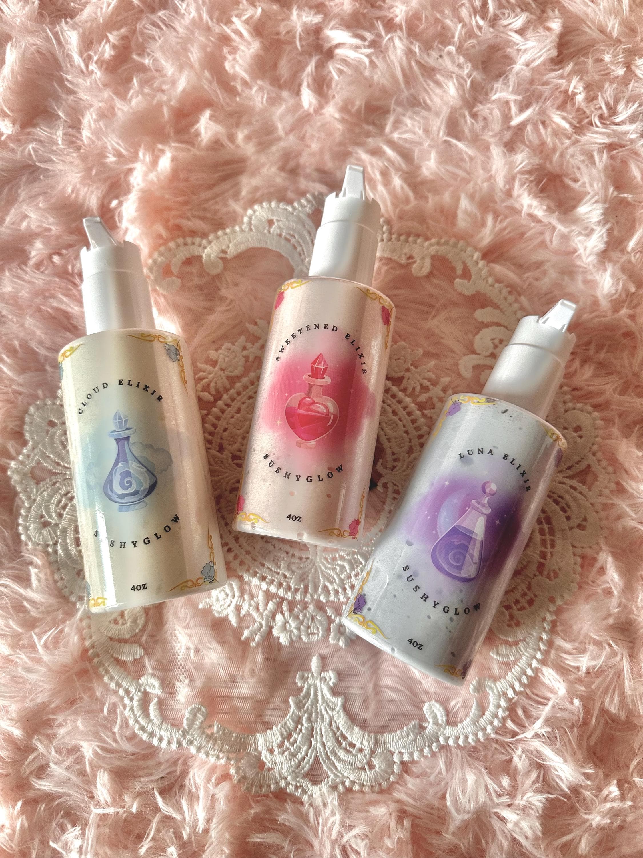 Elixir Body Lotion - Moisturizing Lotion - Unscented Lotion - Non Greasy Lotion - Sparkly Lotion - Sensitive Skin Lotion - Organic Lotion