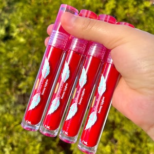 Bloodsucker Lipgloss - Vampy Lip Gloss - Pigmented Lipgloss - Red Lip Gloss - Vegan Lipgloss - Gloss - Lipgloss - Moisturizing Gloss - Pink
