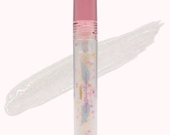 Fairy Lipgloss - Fantasy Lip Gloss - Clear Lipgloss - Vegan Lip Gloss - Gloss - Lipgloss - Glitter Lipgloss - Non Sticky Lipgloss - Fairy