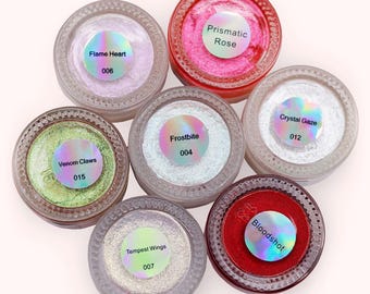 Wyvern Scale Gel Eyeshadows - Chrome Eyeshadow - Iridescent Eyeshadow - Gel Eyeshadow - Dragon Makeup - Vegan Eyeshadow - Sparkly Eyeshadow