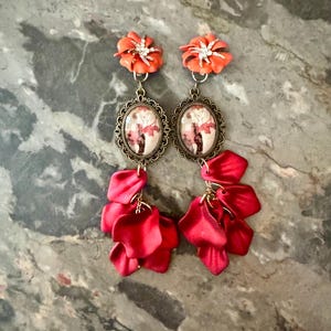Reserved Vintage Art Deco Clip-on Earrings