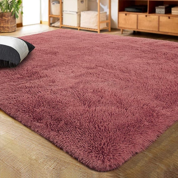 Ultra Soft Indoor Modern Area Rugs Fluffy Living Room Carpets Etsy