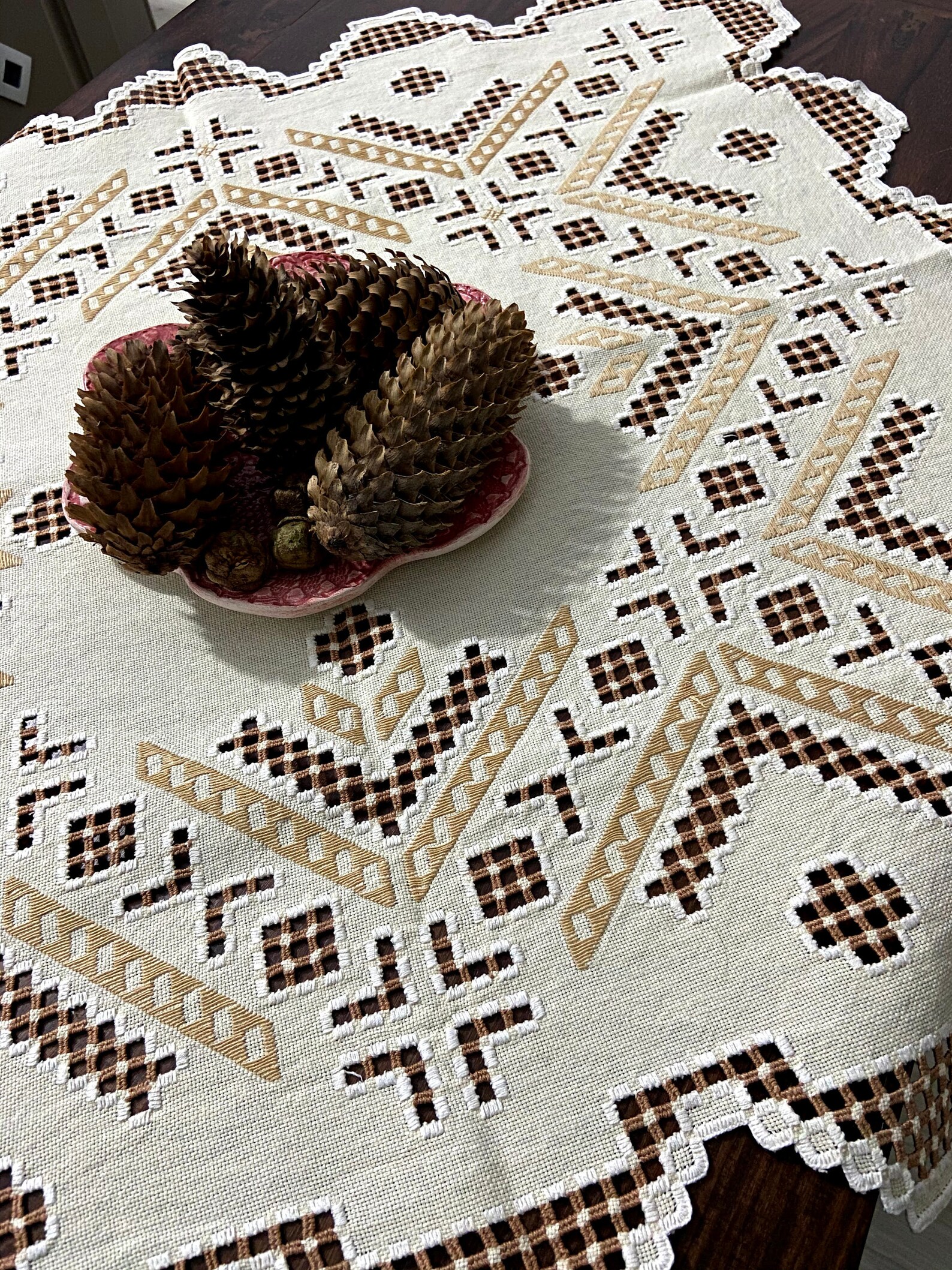 Handmade Tablecloth doily Etsy