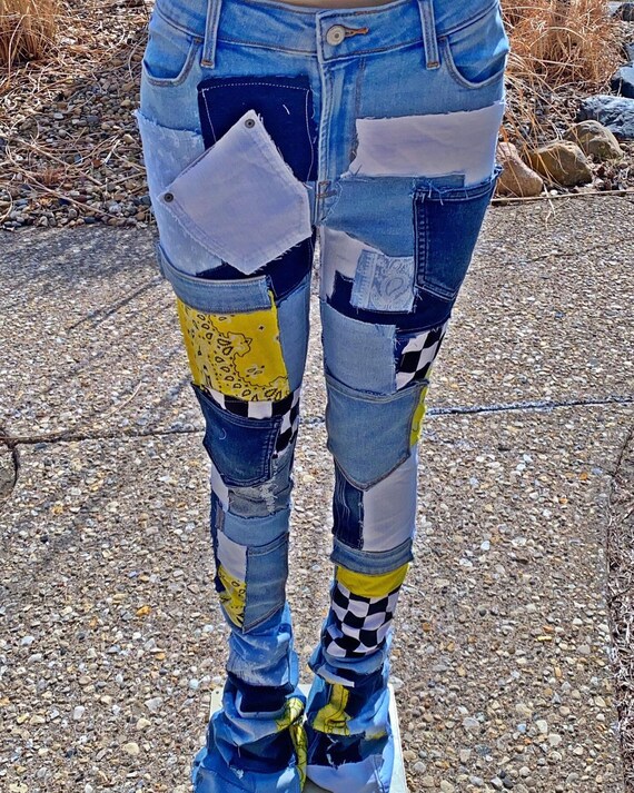Custom Jeans Custom Stacked Jeans Patch 