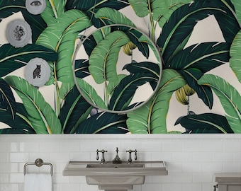Banana Leaf Wallpaper Peel and Stick