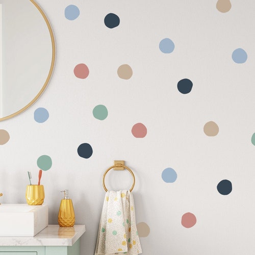 Polka Dot Wall Decals Nursery Wall Decal Kids Room Wall Art | Etsy