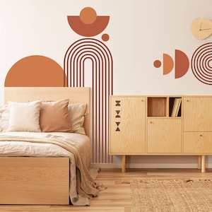Arch Wall Decal | Abstract Shape and Line Art Wall Sticker