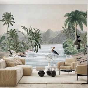 Vintage Landscape Wallpaper Vintage Historical Scenic Wall Mural