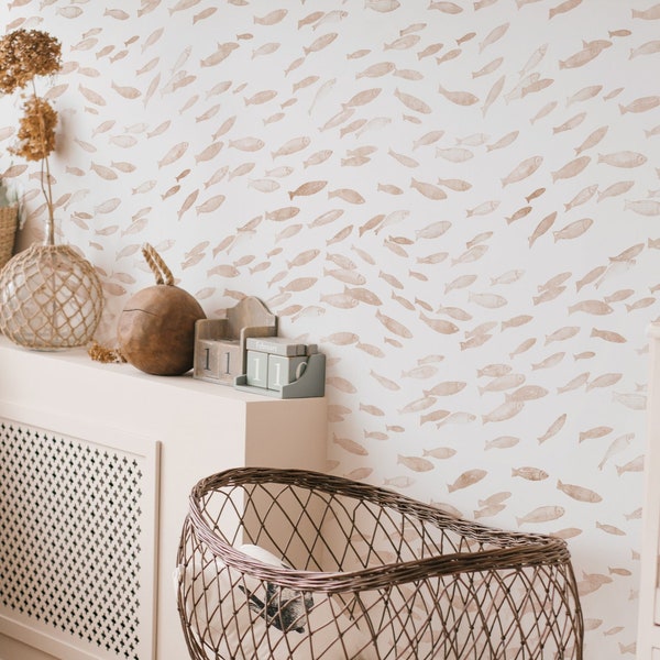 Bathroom Wallpaper Etsy