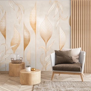 Art abstrait Papier peint Peel and Stick Boho Geometric Art Wall Mural