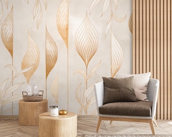 Abstract Art Wallpaper Peel and Stick Bohemian Geometric Art Wall Mural