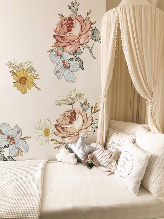 Details about   3D Carved Peony Flowers 85 Wallpaper Decal Dercor Home Kids Nursery Mural  Home 