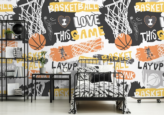 Wall Mural Basketball Ball 