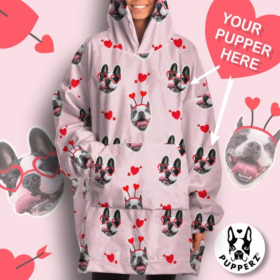 oodie with dogs face
