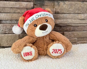 Harrods 1986 Christmas Bear - Snowy - With Tag Full Size 13