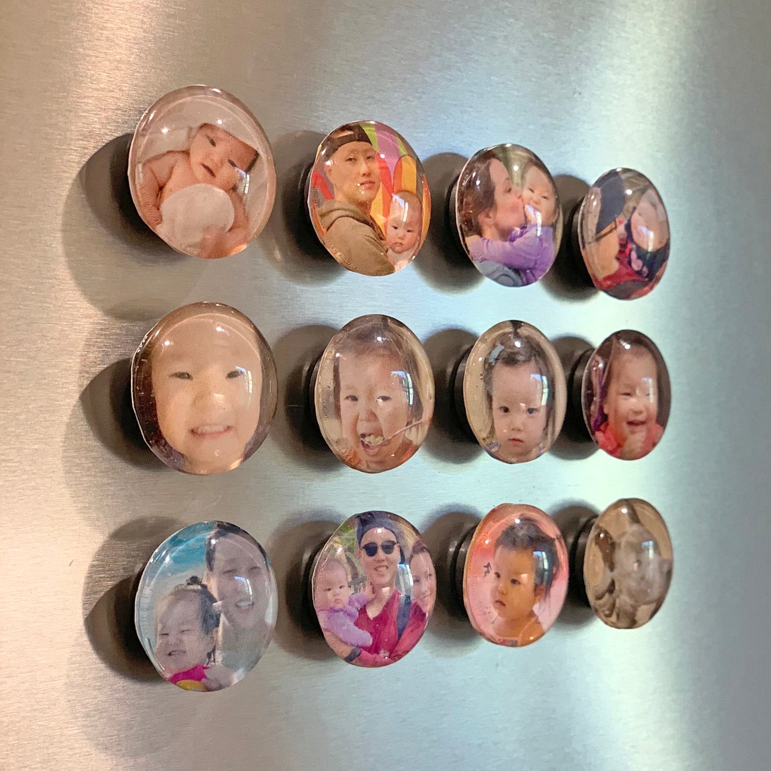 Personalized Photo Glass 1 Custom SET of 12 w Etsy