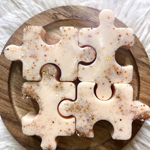 Puzzle scented wax melts / scented melts / soy wax / burner