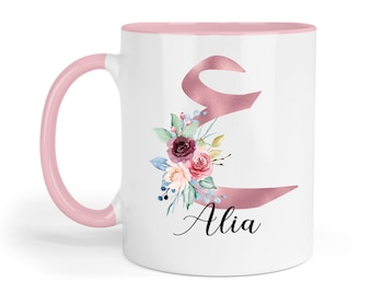 Personalised Arabic Initial Mug, Custom Arabic name gifts, gifts for friends, gifts for family