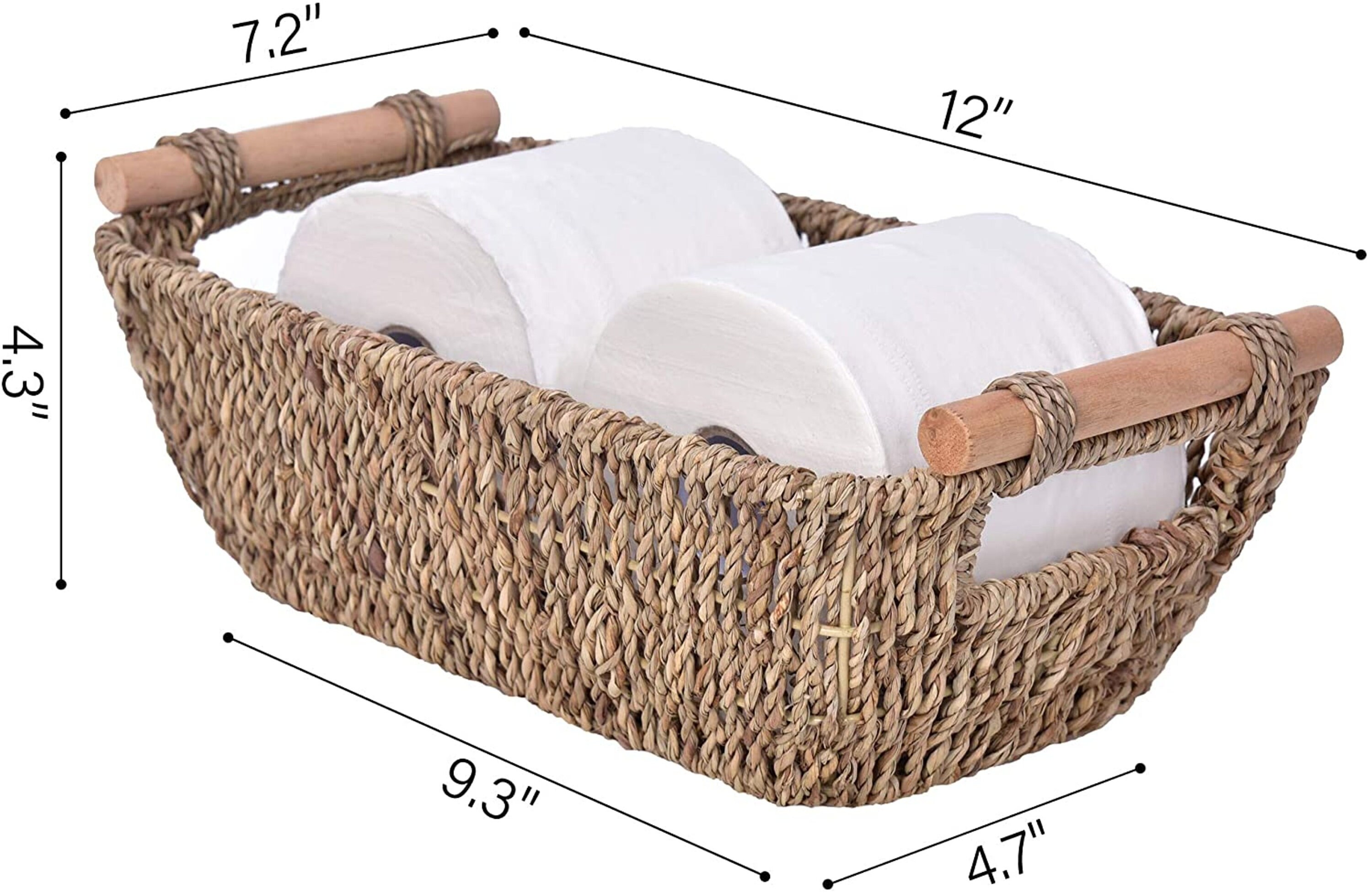 Cestas pequeñas de mimbre tejidas a mano de 2 paquetes cestas | Etsy