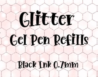Glitter Gel Pen Refills 0.7mm Medium Point Refill