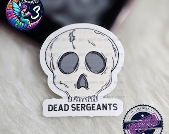 Lizensierter Bittersweet Sinfonie Aufkleber | E-Reader-Vinyl-Aufkleber | Kate Stuart | Bücherwurm Geschenke | Tote Feldwebel