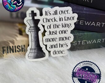 Lizensierter Ravenhood Sticker | E-Reader-Vinyl-Aufkleber | Kate Stuart | Bücherwurm Geschenke | Kreuz Tobias