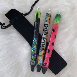 Whimsical Glitter Refillable Gel Pen