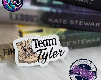 Lizensierter The Ravenhood Sticker | E-Reader-Vinyl-Aufkleber | Kate Stuart | Bücherwurm Geschenke | Team Tyler