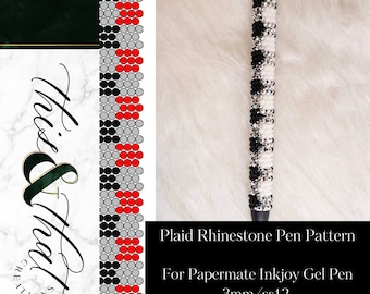 Karierte Strassstiftmuster Digitaler Download