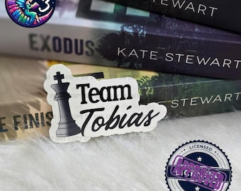 Lizensierter The Ravenhood Sticker | E-Reader-Vinyl-Aufkleber | Kate Stuart | Bücherwurm Geschenke | Team Tobias