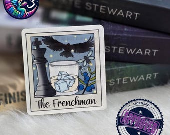 Lizensierter Ravenhood Sticker | E-Reader-Vinyl-Aufkleber | Kate Stuart | Bücherwurm Geschenke | Der Franzose