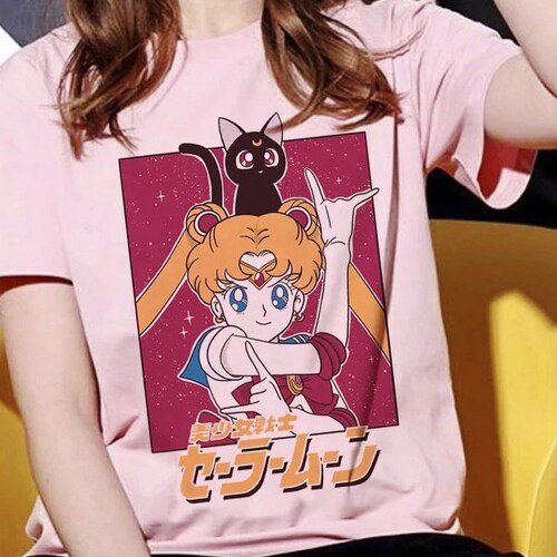Sailor Moon Shirt Harajuku Clothing Kawaii Clothing Sailor - Etsy