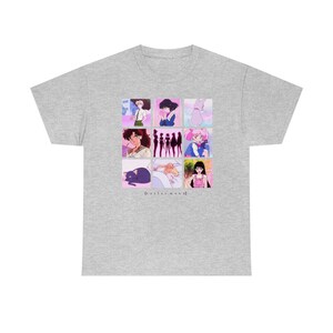 Sailor Moon Collage Shirt Anime Shirt Retro Aesthetic Anime - Etsy